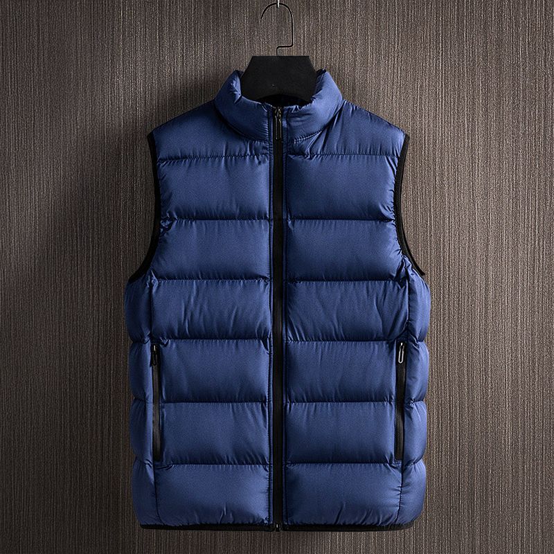 Stylish men's puffer vest, lightweight & warm. Essential outerwear for casual wear & cold weather fashion.