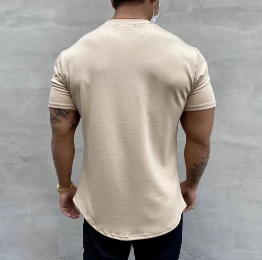 Modern men's casual t-shirt, a stylish and comfortable wardrobe essential for versatile men's fashion.