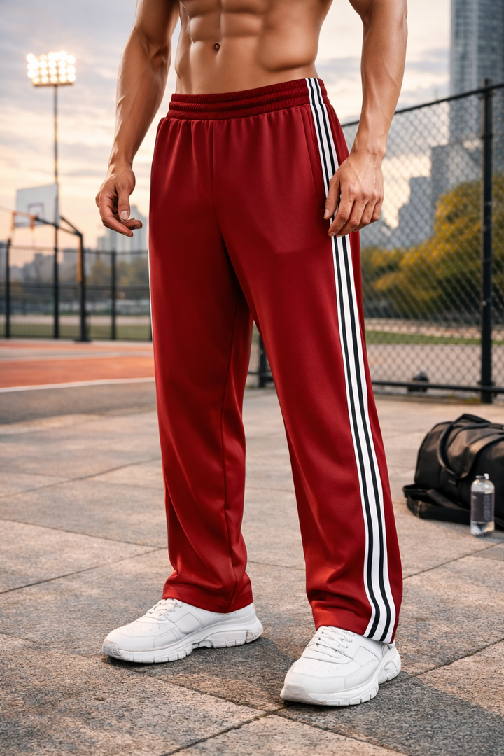 Stylish men's lightweight drawstring pants, excellent for active lifestyles and comfortable casual wear.