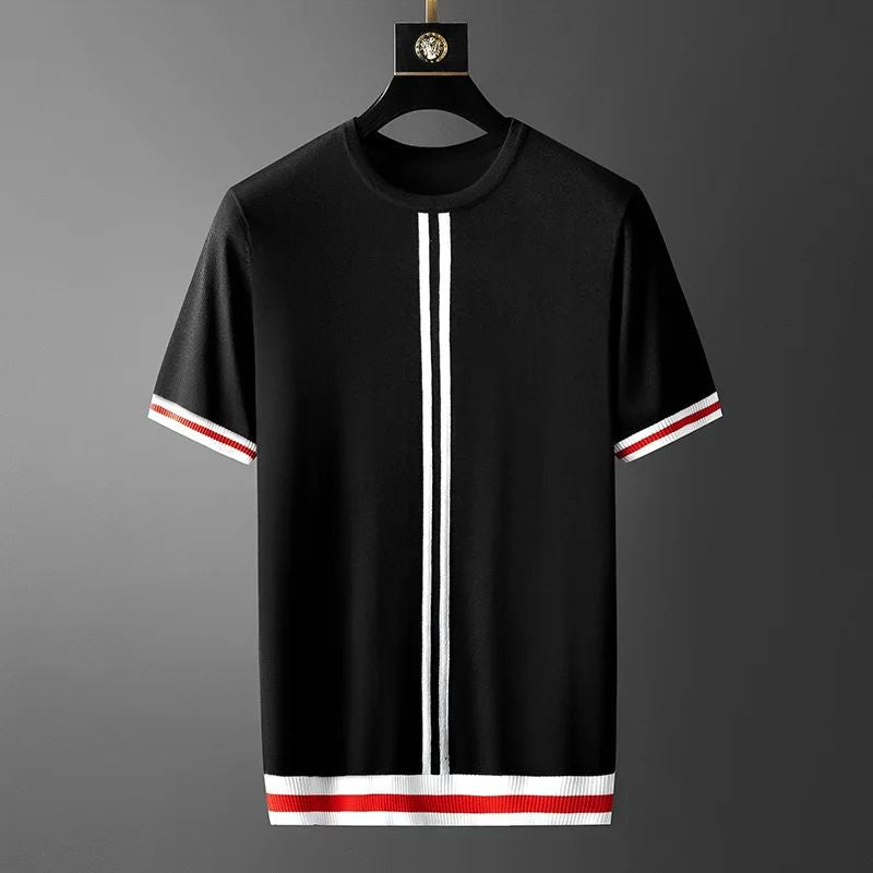 New men's breathable short sleeve t-shirt, designed for ultimate comfort & relaxed summer wear. Lightweight & versatile.