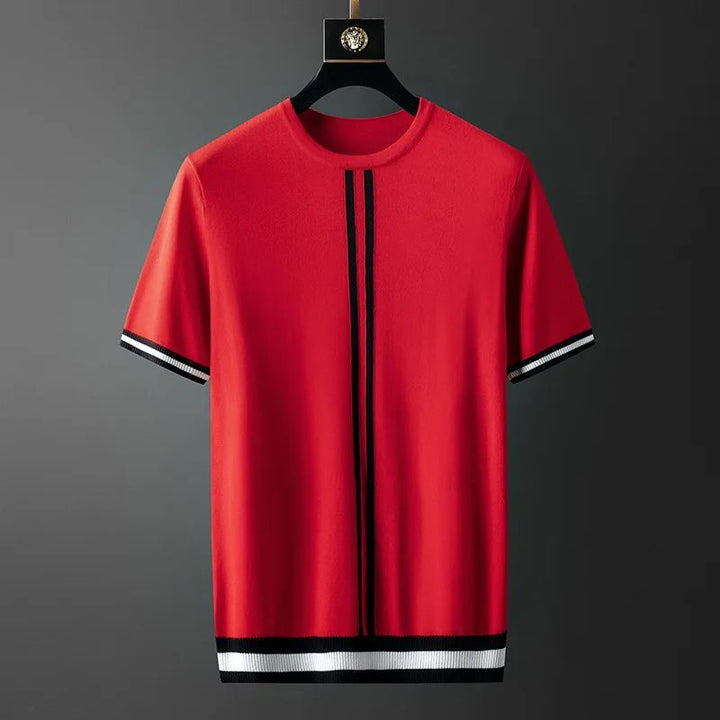 Relaxed fit men's lightweight summer t-shirt for casual style. Breathable short sleeve top offering ultimate comfort.