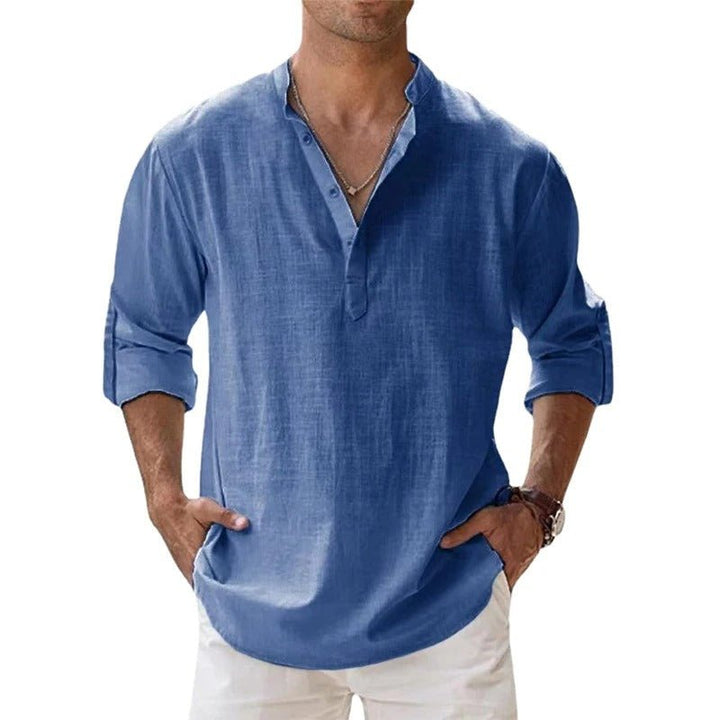 Men's lightweight casual shirt for summer. Stylish, breathable everyday wear for comfort & fashion.