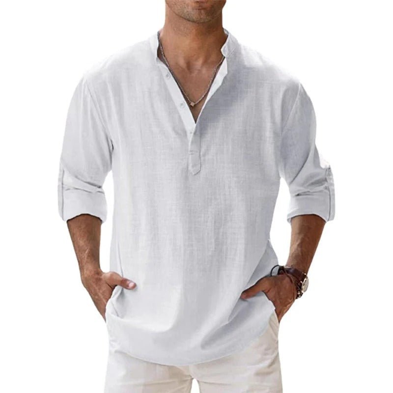 Comfortable, stylish men's lightweight shirt. Breathable casual wear, perfect for summer fashion & everyday.