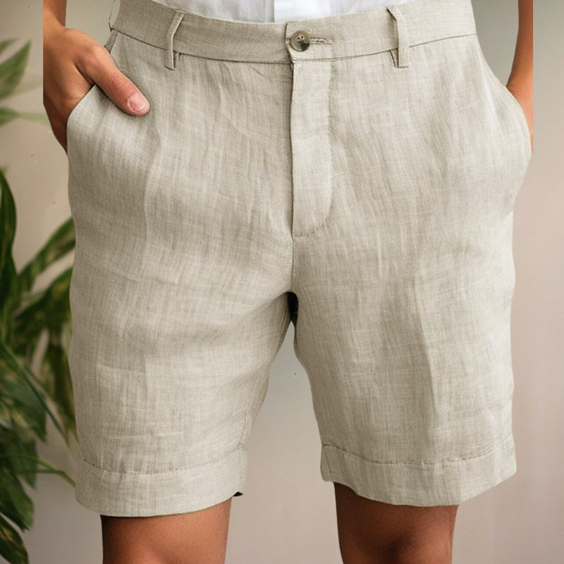 Men's lightweight chino shorts, perfect for casual summer wear & vacations.