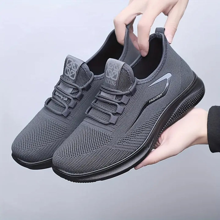 Men's lightweight lace-up sneakers for all-day comfort, ideal for walking & everyday casual style.