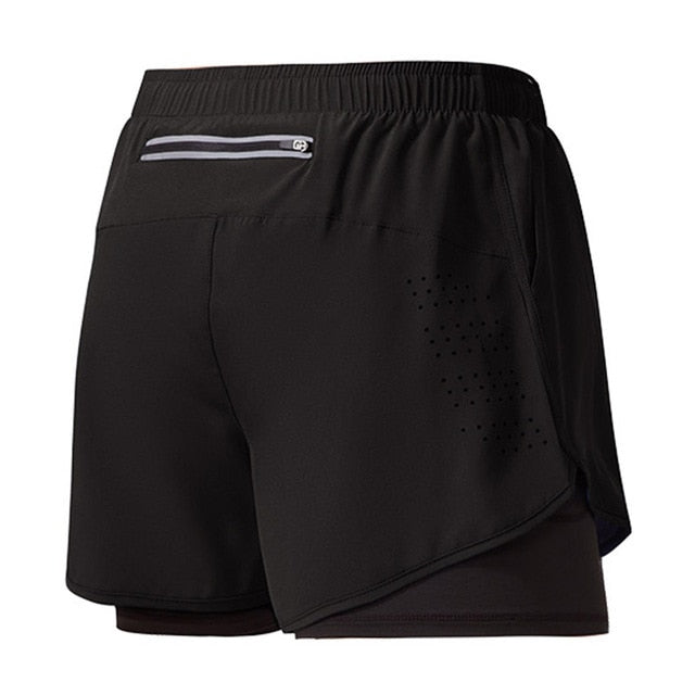 High-performance men's quick-dry running shorts, lightweight, suitable for all athletic workouts and fitness apparel.