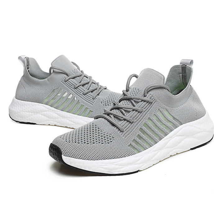 Ultra-breathable men's lightweight sneakers, ideal as comfortable everyday shoes for active individuals.