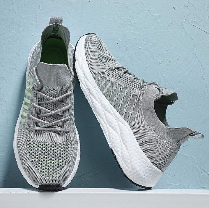 Stylish men's athletic sport sneakers, ultra-lightweight and versatile for gym workouts or casual fashion.