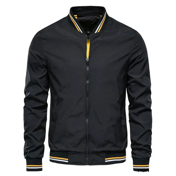 Lightweight men's bomber jacket for summer. A stylish, comfortable, and versatile piece of men's clothing.