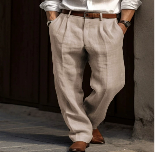 Relaxed fit men's black summer chino pants, offering lightweight comfort & casual style for all day wear.