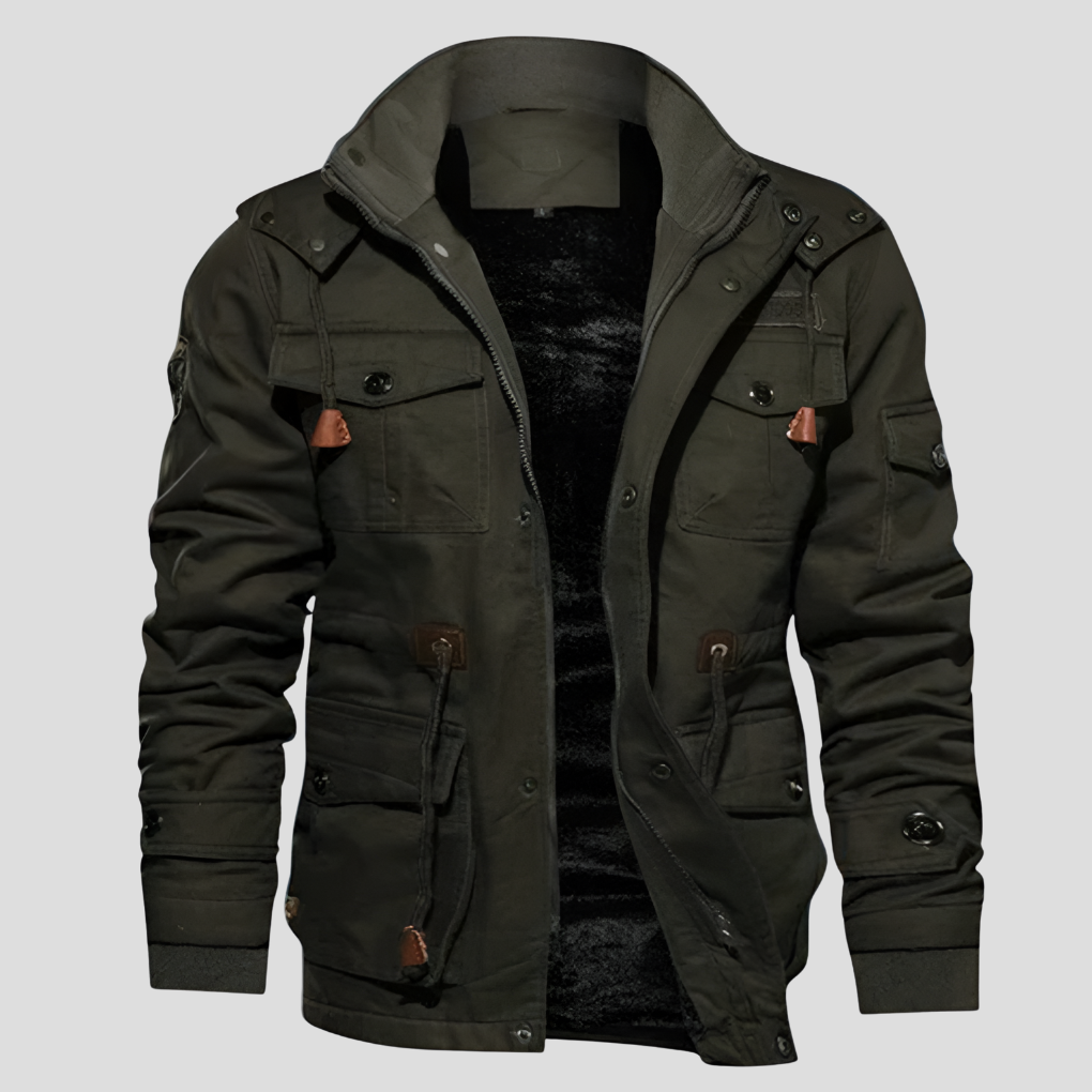 Stylish men's green lightweight jacket, perfect for spring & summer casual wear. Versatile and comfortable outerwear.