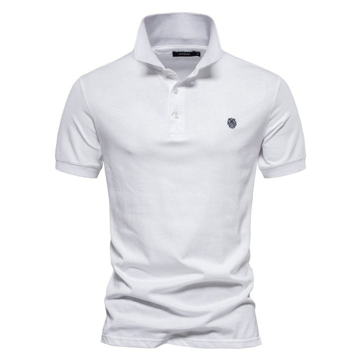 Stylish men's polo shirt, lightweight & breathable for summer comfort. Ideal casual wear.