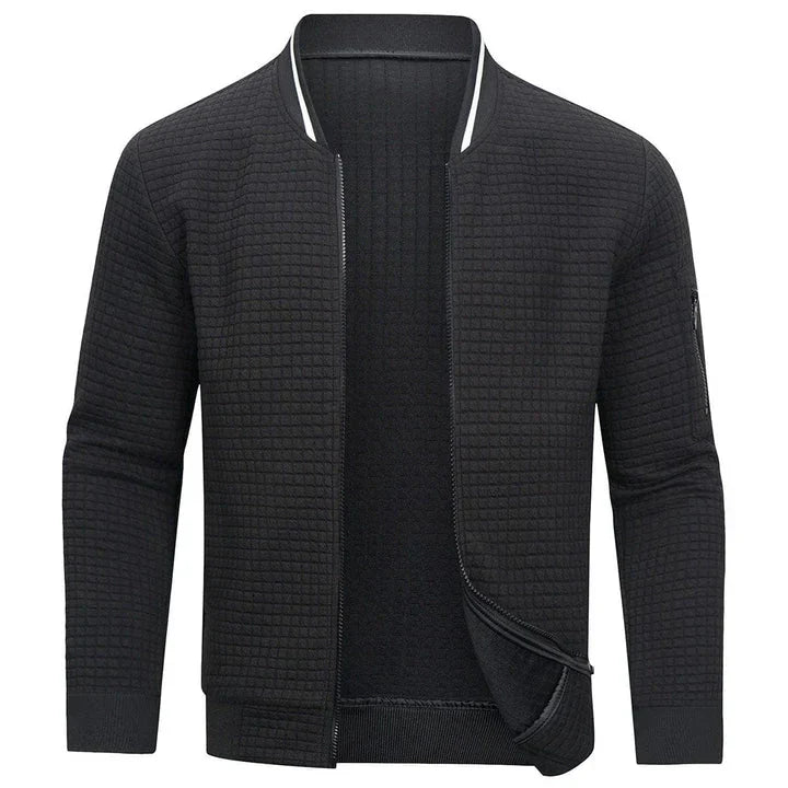 Modern men's lightweight summer jacket, a versatile zip jacket for casual and everyday wear.