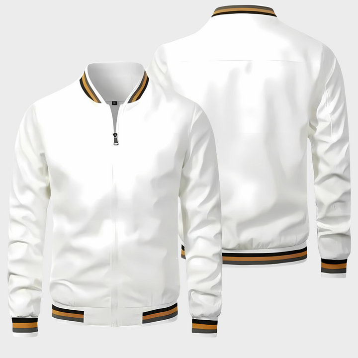 Men's casual lightweight windbreaker jacket, water-resistant, ideal for versatile spring/summer wear.