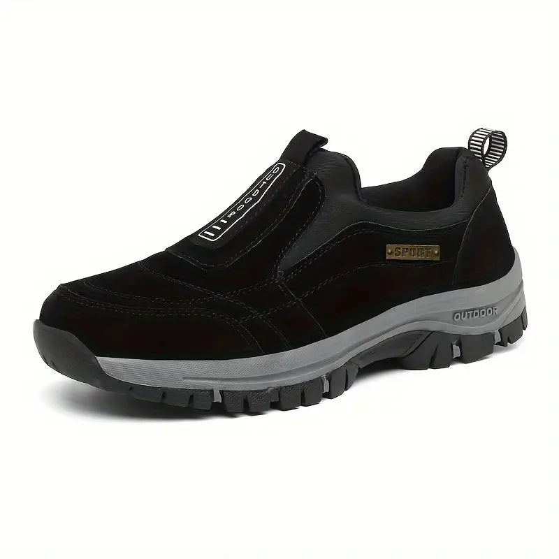 Stylish men's casual slip-on sneakers, orthopedic design for comfort, support, and easy everyday wear.