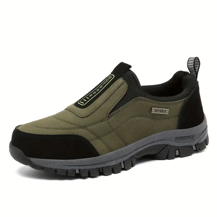 Lightweight men's orthopedic slip-on shoes, perfect for comfortable walking and daily supportive footwear.