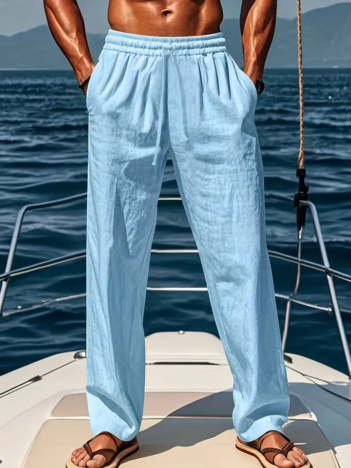 Comfortable men's relaxed fit pants, ideal for easy casual style & all-day wear.