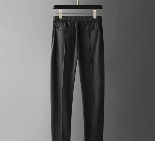 Effortless men's two-piece luxury set. Cotton linen outfit, perfect for summer & transitional style.