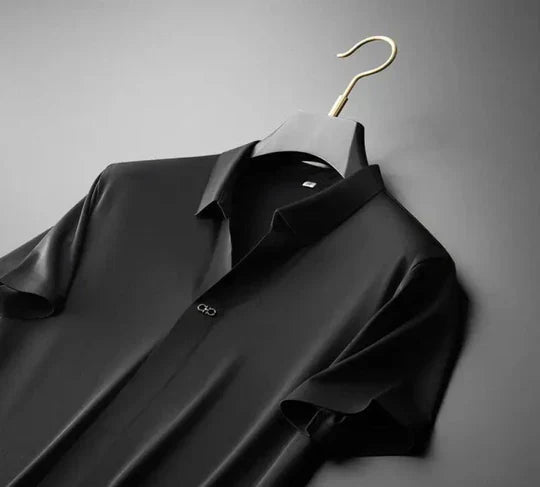 New men's luxury two-piece set. Stylish cotton linen outfit for ultimate comfort & fashion.