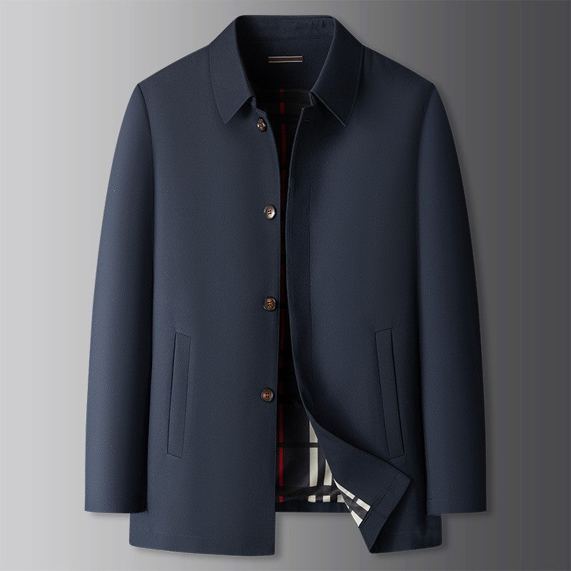 Stylish men's everyday Harrington jacket, waterproof and great for casual spring & fall fashion.