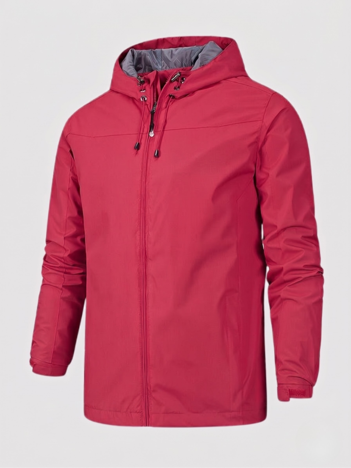 Orlando men's casual hooded jacket, an essential lightweight outerwear piece for versatile everyday comfort.