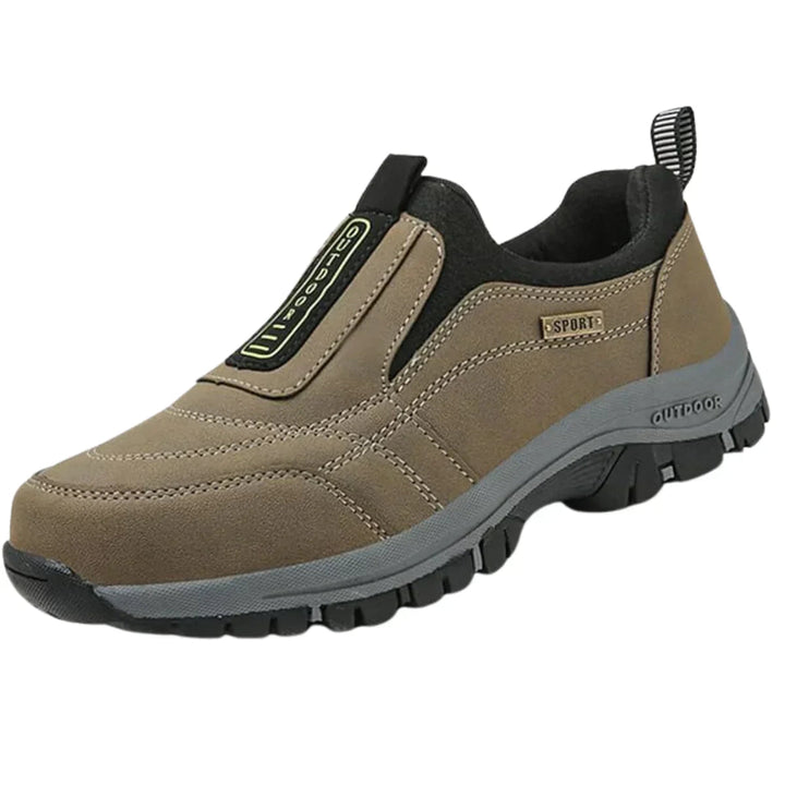 Easy-wear men's casual slip-on sneakers. Orthopedic design ensures comfort for outdoor activities & daily wear.
