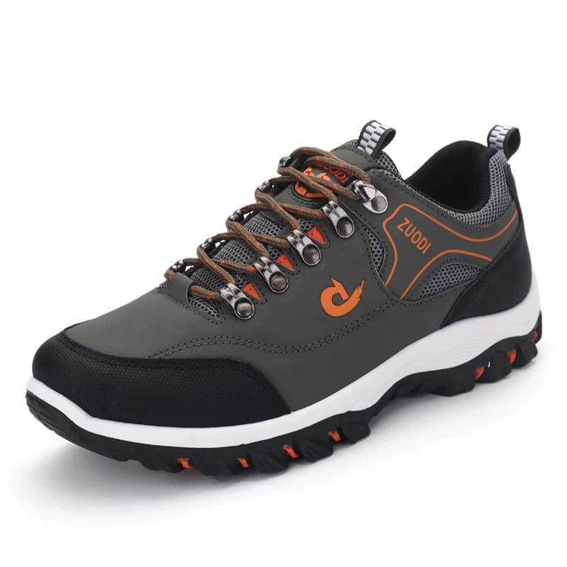 Men's orthopedic walking shoes for comfort, featuring traction grip soles, ideal for casual wear & outdoor walking.