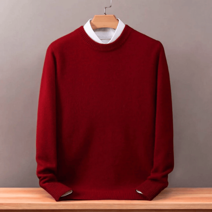 Stylish men's oversized wool blend sweater, a comfortable and fashionable addition to men's fashion