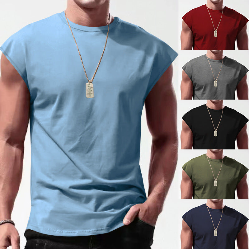 Men's performance sports tank top for active workouts & gym wear. Lightweight athletic fitness apparel.