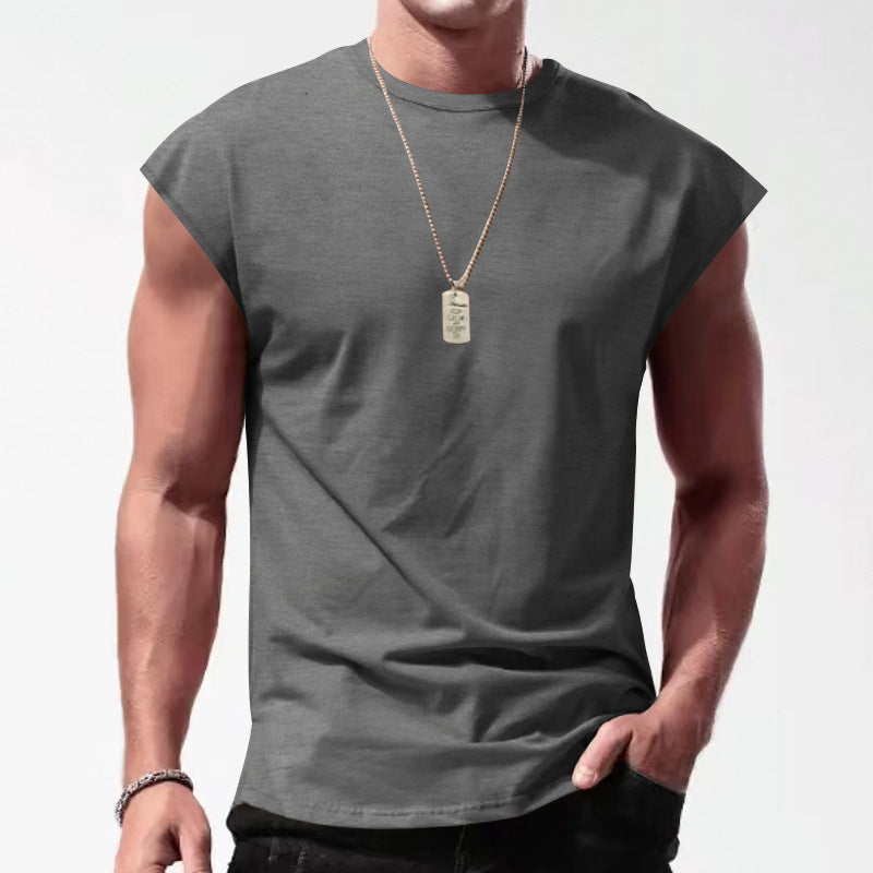 Stylish men's activewear tank top. Modern design for sports, gym & everyday performance wear.