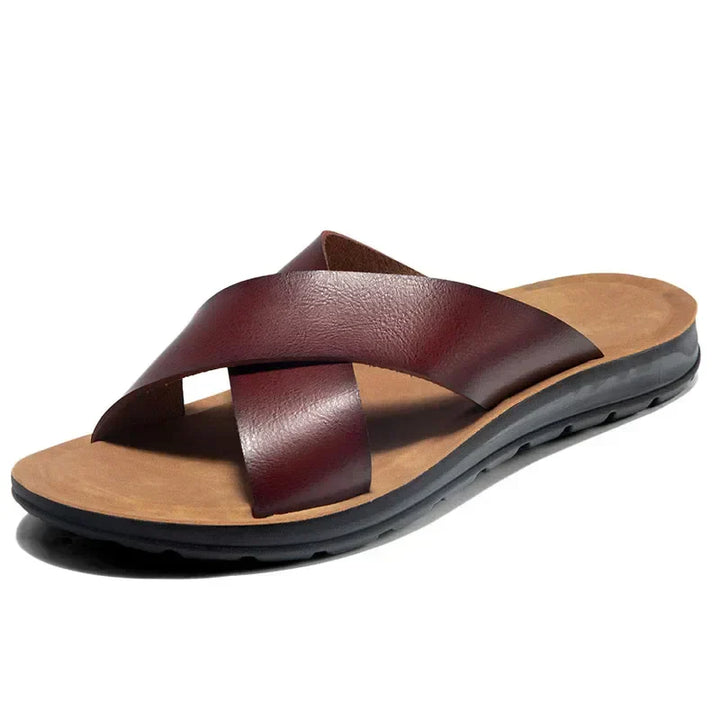 Men's premium slip-on slides, offering ultimate comfort for summer, beach, holiday, and casual outdoor activities.