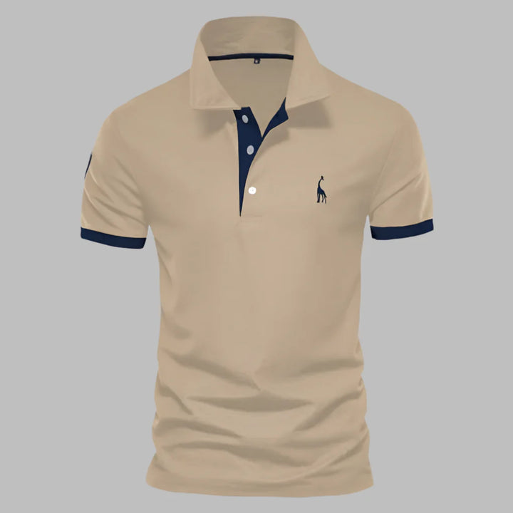 Comfortable men's polo shirt, premium smart-casual design, tailored for modern mens fashion