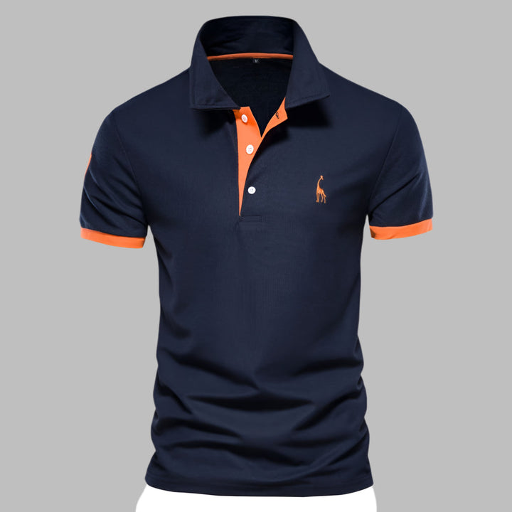 Versatile premium men's smart-casual polo shirt, everyday wear collared shirt, tailored design