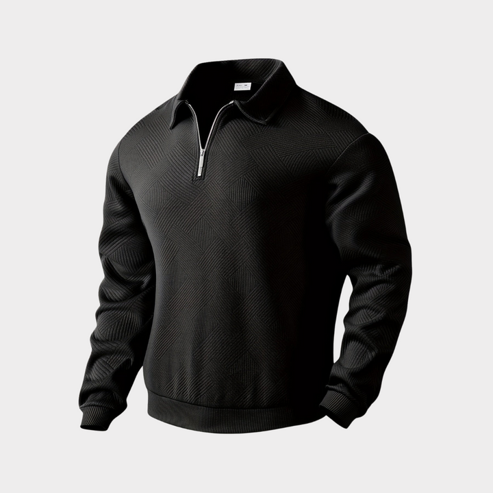 Stylish Men's Quarter Zip Pullover, versatile for various casual occasions, premium fabric