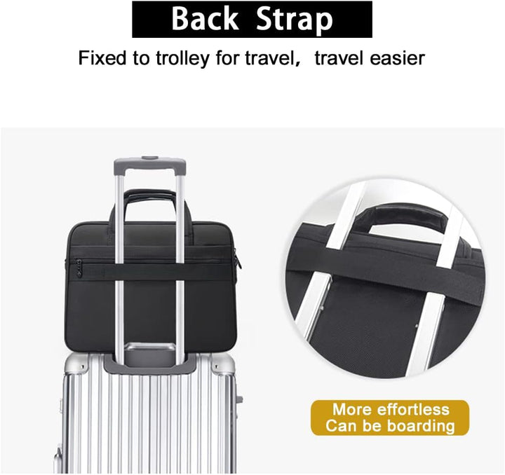 Modern men's canvas business tote, ideal as a professional laptop work bag.
