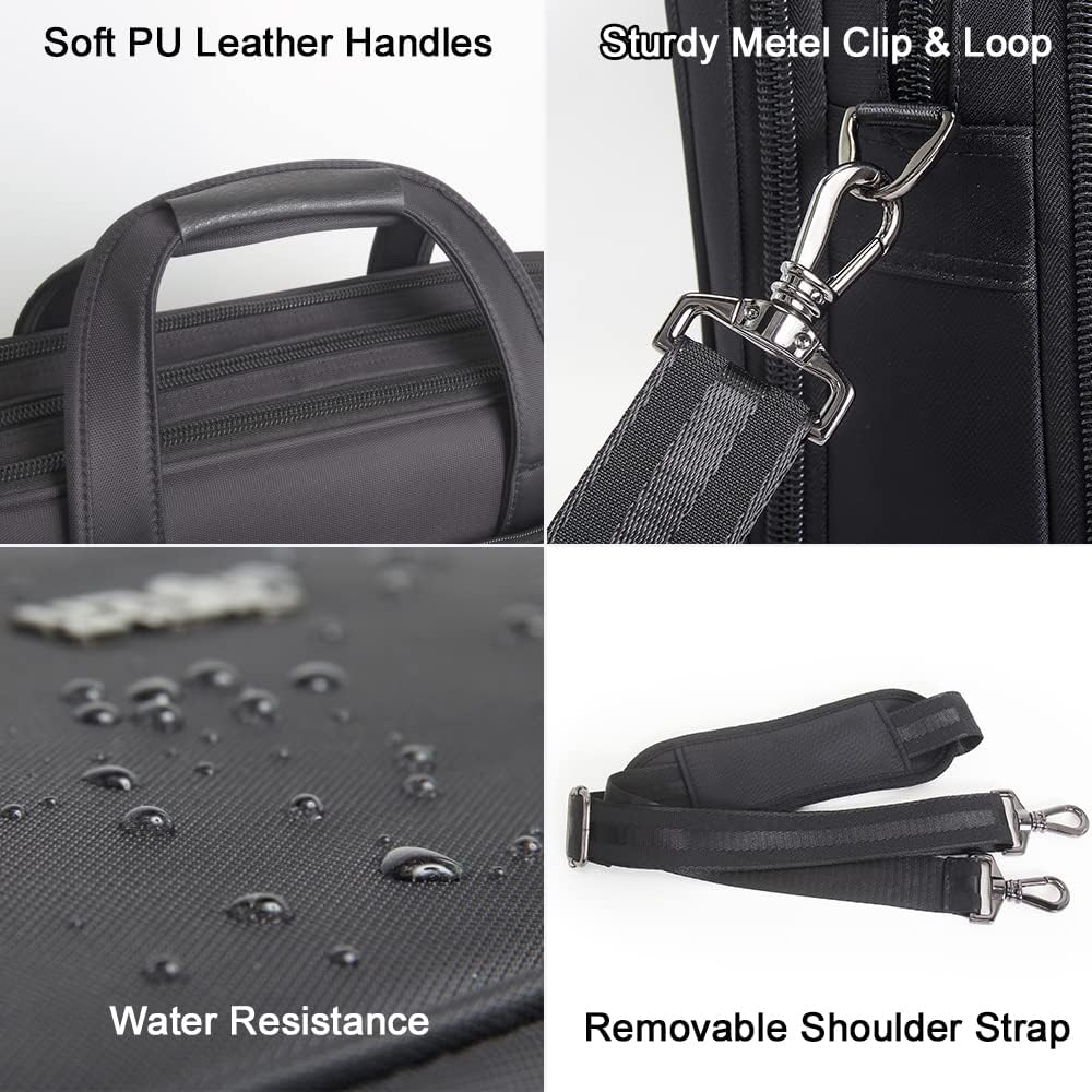 High-quality men's canvas professional bag, designed for laptop & business essentials.