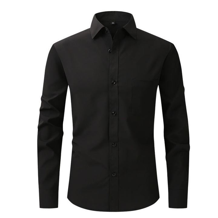 Formal men's long sleeve shirt, perfect professional attire for elegant events.