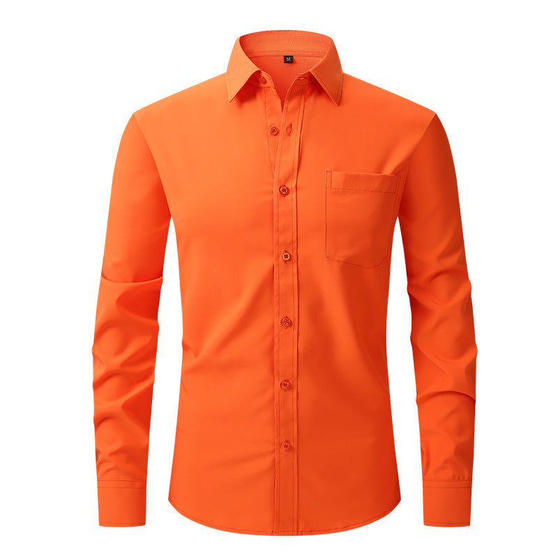 Essential men's professional dress shirt, tailored fit, suitable for all business occasions.