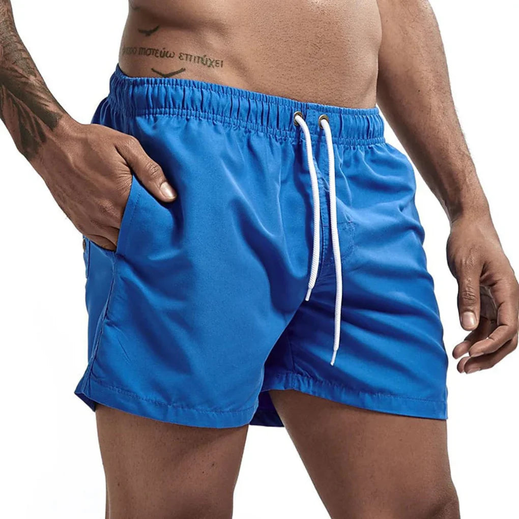 Quick-Dry Men's Swim Shorts, quick-drying technology for immediate comfort after water sports