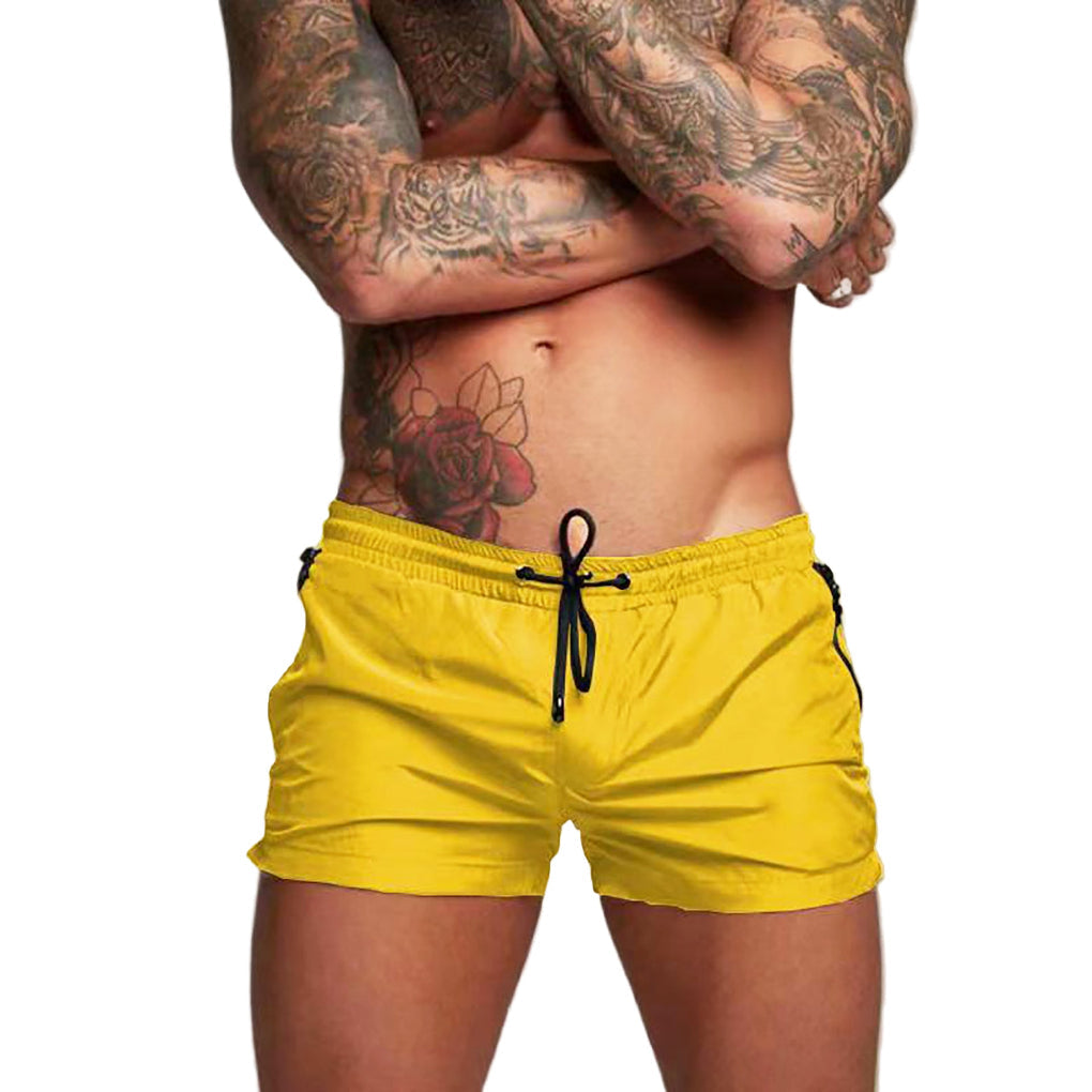 Collection of colorful Men's Quick-Dry Swim Shorts, suitable for various summer fashion styles