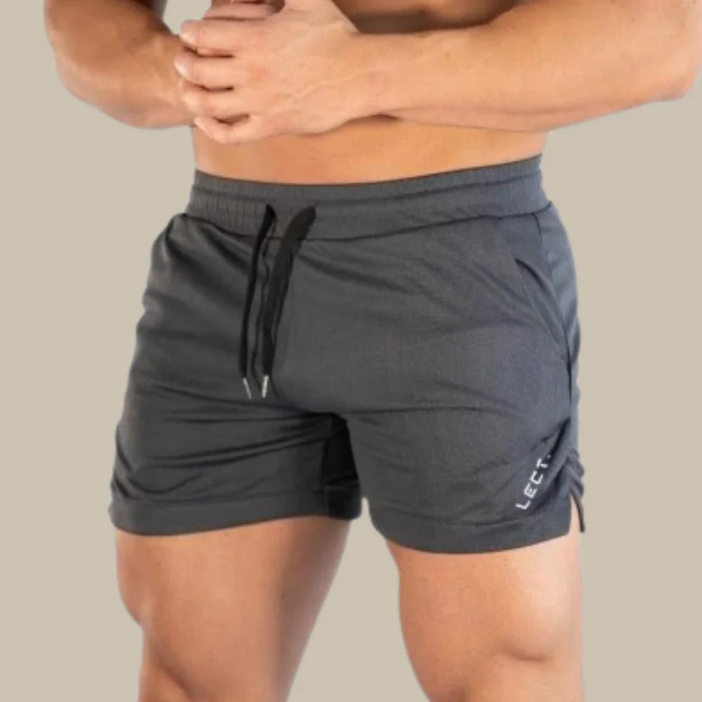 Comfortable men's quick-dry athletic swim shorts, ideal for beach, pool, or active vacation wear.