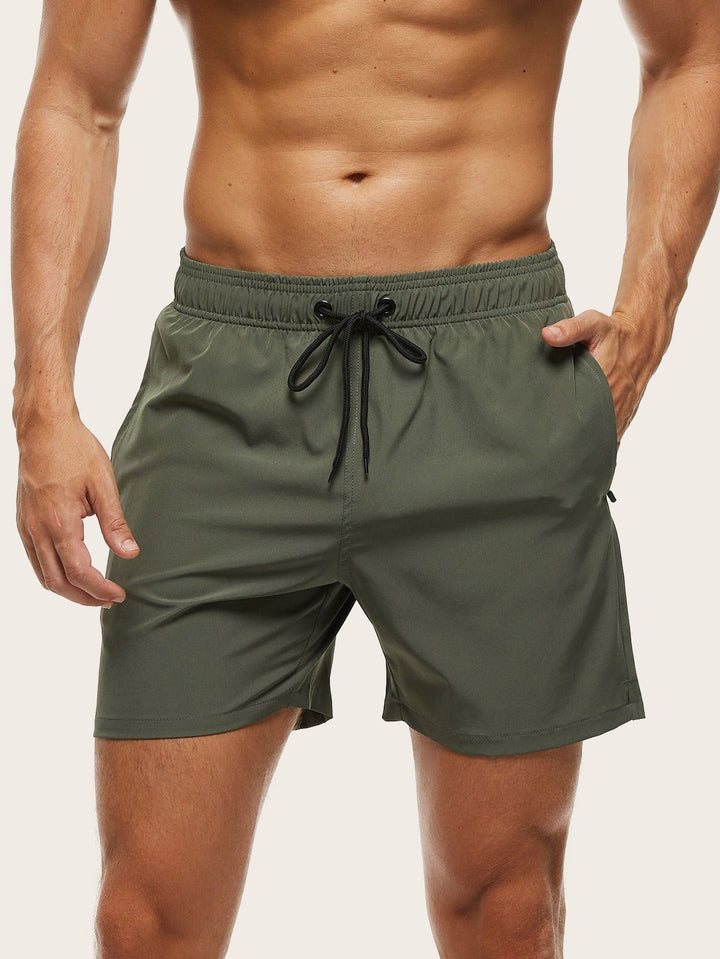 Men's apparel: quick-dry, lightweight stretch swim shorts, perfect for beach, pool, and comfort.