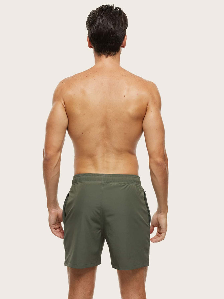 Men's comfortable quick-dry swim shorts, lightweight stretch beachwear for all summer adventures.