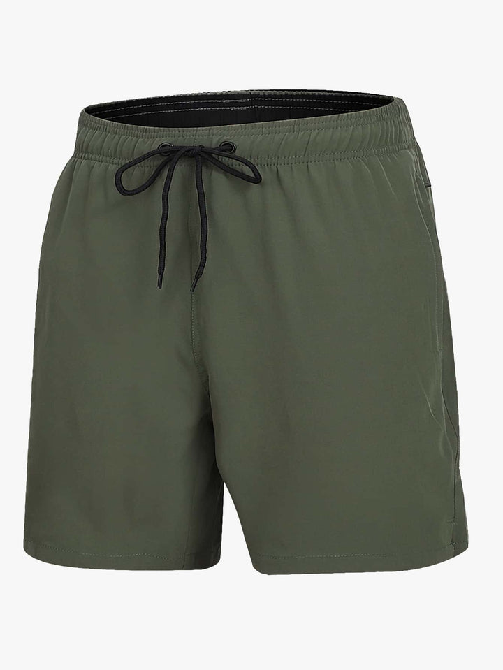 Men's quick-dry stretch swimwear, lightweight & comfortable for beach and pool summer fashion.