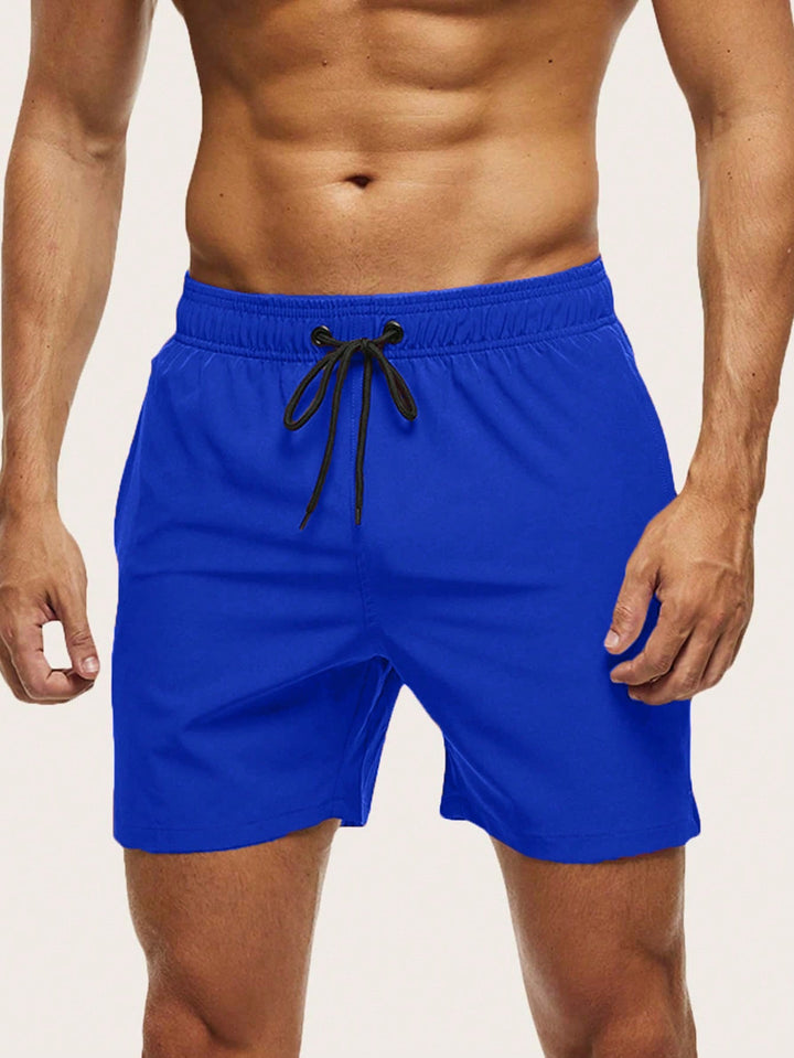 Versatile men's swimwear: quick-dry, lightweight stretch swim shorts for beachwear & pool.