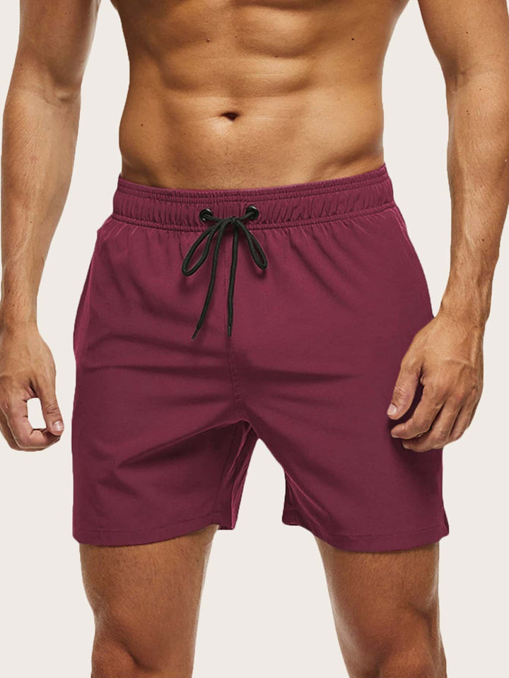 Lightweight men's quick-dry stretch swim shorts for ultimate comfort at the beach or pool.