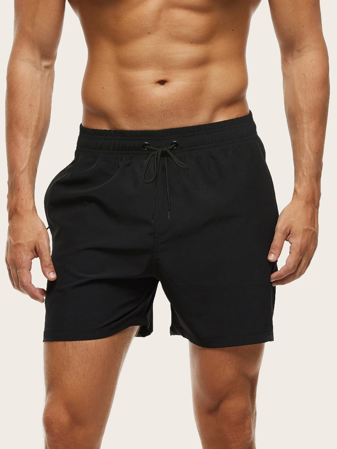 Men's summer fashion: versatile quick-dry stretch swim shorts, comfortable for any activity.