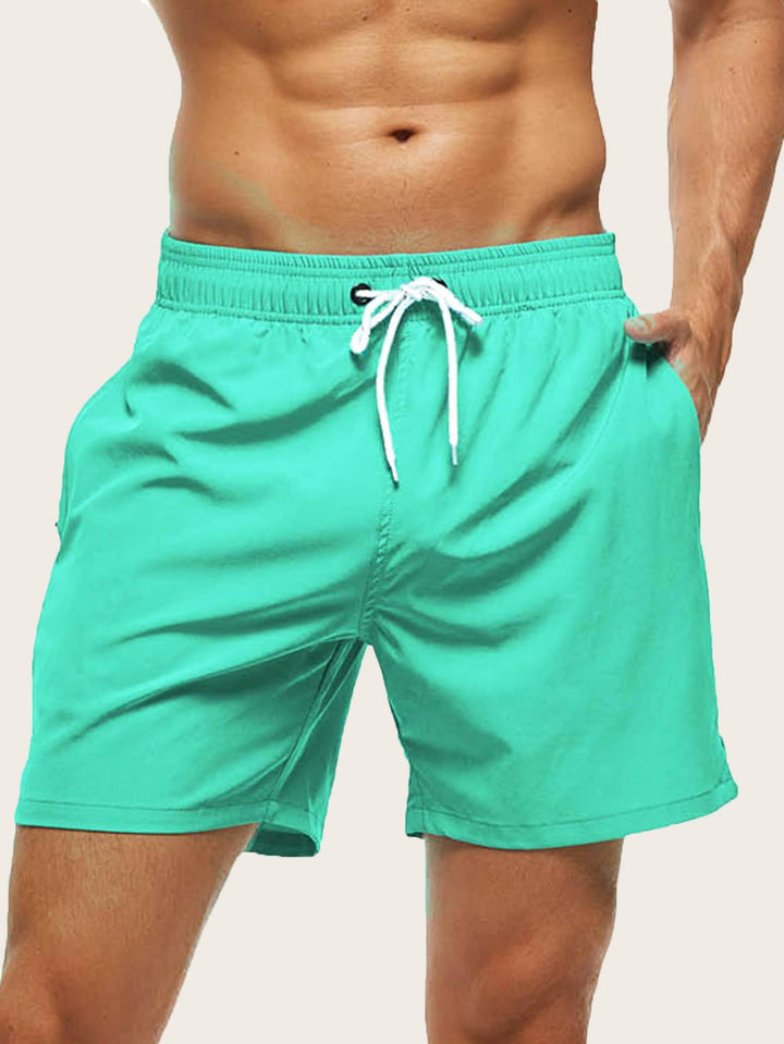 Men's quick-dry swimwear: comfortable, lightweight stretch shorts ideal for beach and pool days.