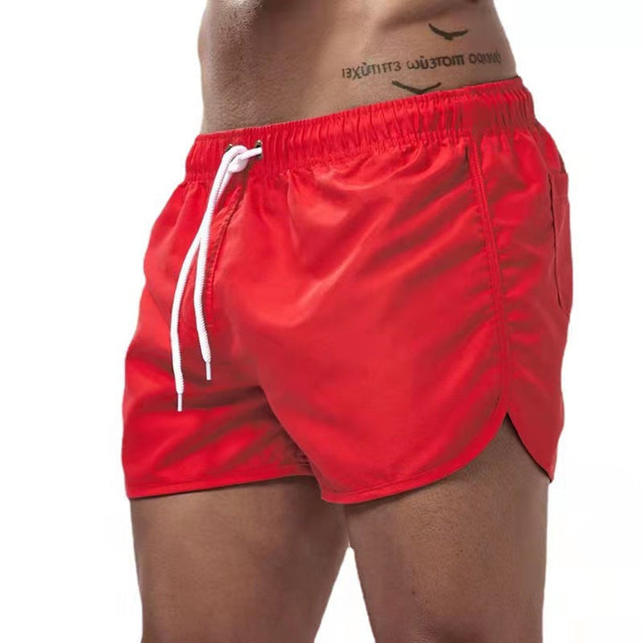 Men's quick-dry beach shorts, perfect for vacation, poolside activities, and summer fashion. Elastic waist.
