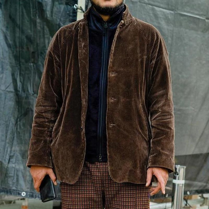 Men's relaxed-fit button-up casual jacket for everyday style. Perfect winter outerwear & layering piece.